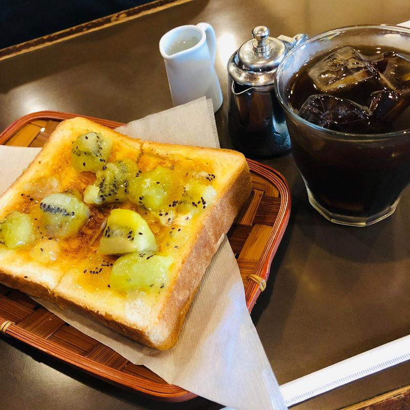 キウイジャムトースト(喫茶マウンテン)