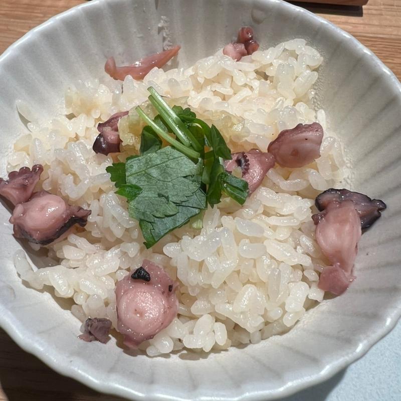 明石ダコと生姜炊き込みご飯(水空 SUIKUU)