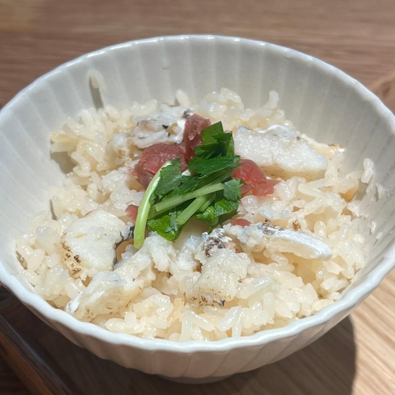 兵庫県産炙り鱧と南高梅炊き込みご飯(水空 SUIKUU)