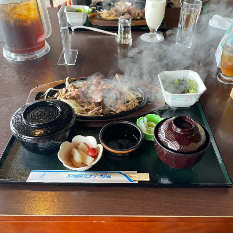 ジンギスカン定食(立川国際カントリー倶楽部レストラン )