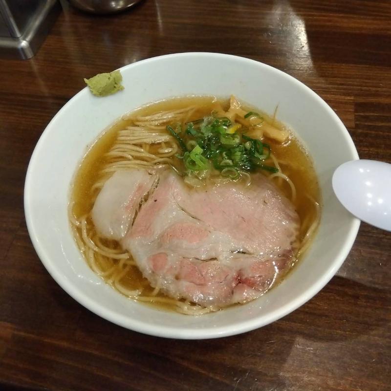 鯵煮干しの塩そば(町田汁場しおらーめん進化町田駅前店)