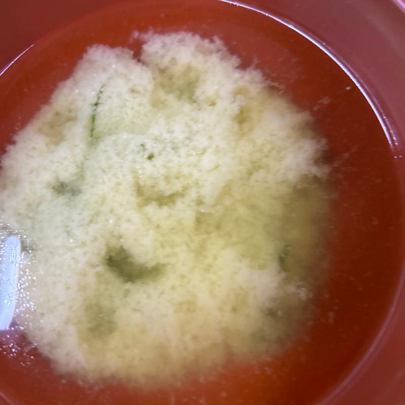 味噌汁(札幌市役所地下食堂)