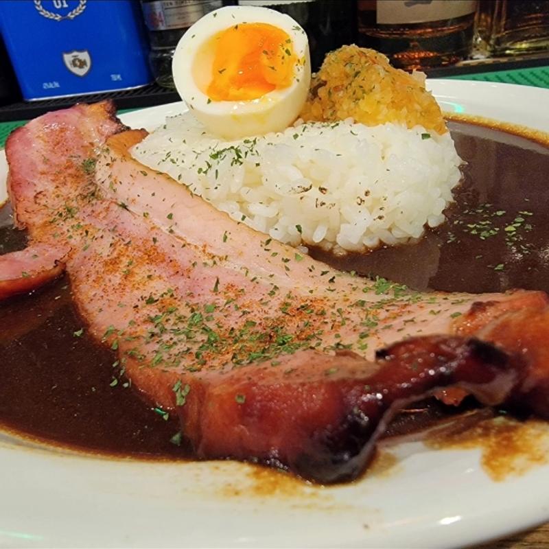 ベーコンステーキカレー(spicy motel 欧風カレー＆肉バル)
