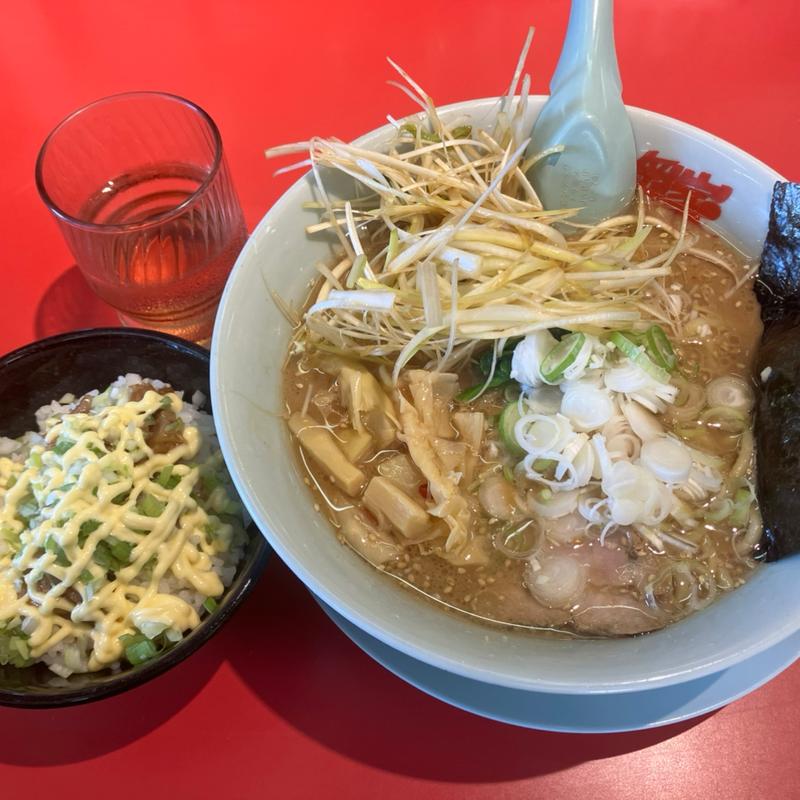 味噌ラーメンAセット(ラーメン山岡家 日立東金沢店)