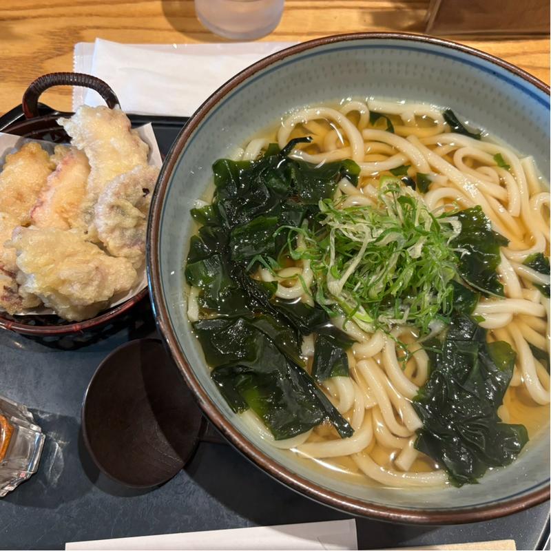 蛸の天ぷらうどん(自由亭 新神戸)