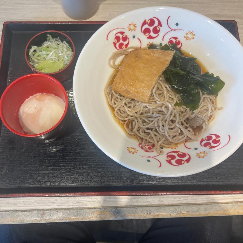 朝メニュー　冷やし蕎麦(いろり庵きらくそば 川越)