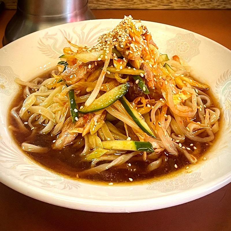 ピリ辛ねぎ冷やし中華(屯てい )