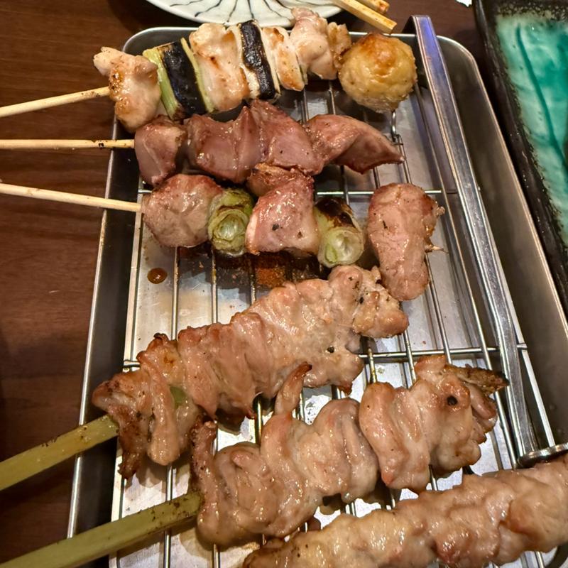 ネギマ　砂肝　せせり(やきとり にしだ場 草加ヴァリエ店)