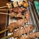 ネギマ　砂肝　せせり
