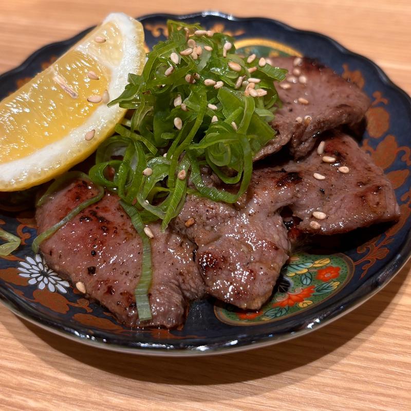 ネギタン塩(和牛小皿 しんうち 虎ノ門ヒルズ)