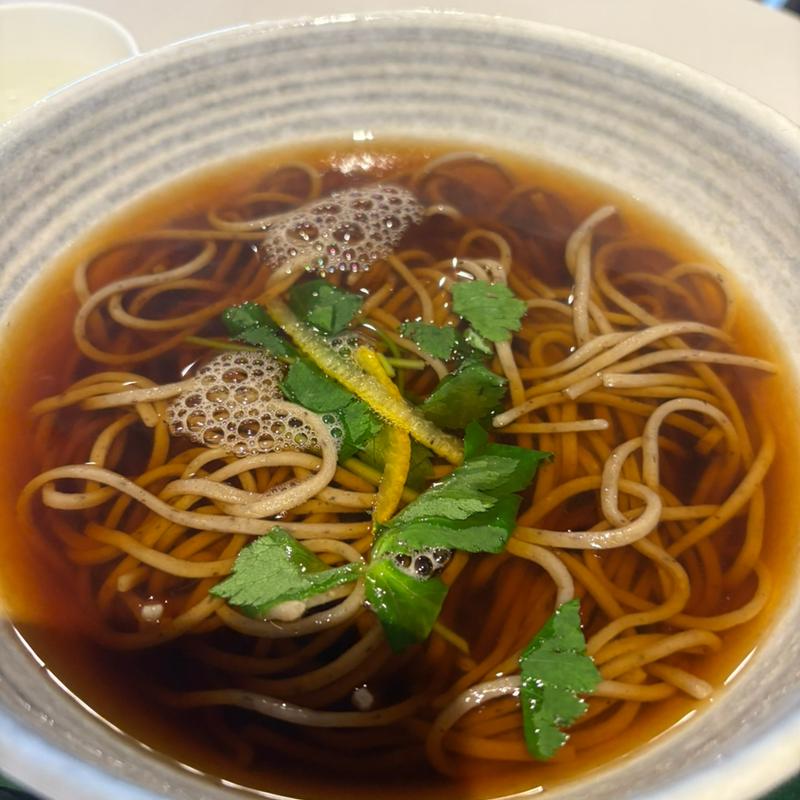 かけそば(石臼挽き蕎麦 あずみ野)