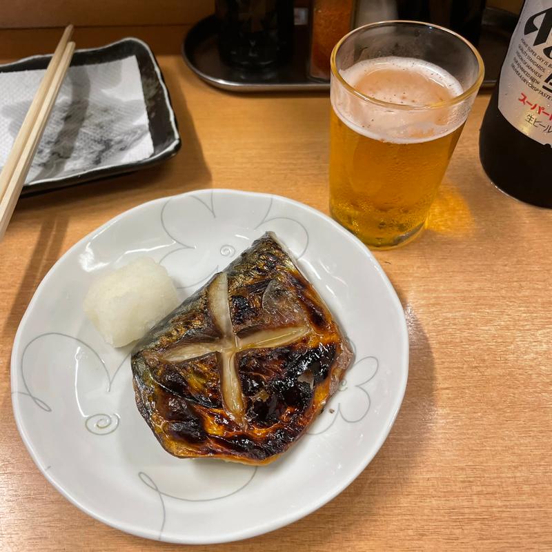 鯖塩焼き(銀座屋)