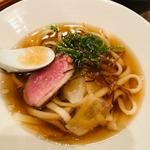 若鶏の親子丼と鴨うどんセット