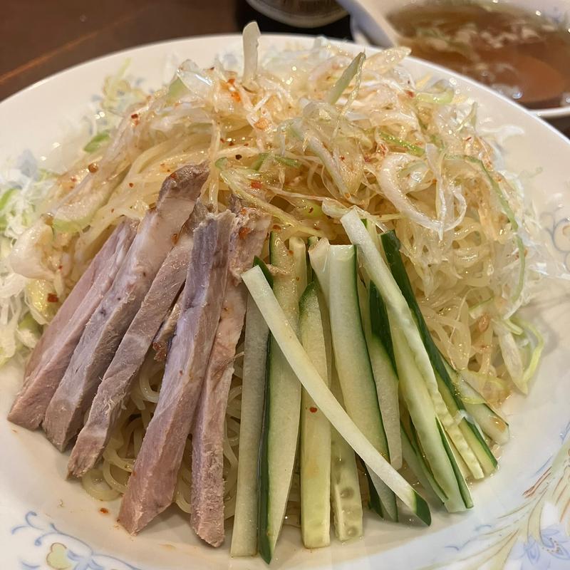 冷し葱そば(鶏舎 （チイシャ）)