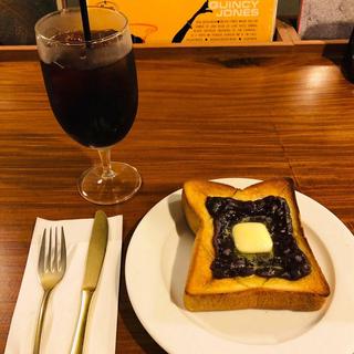 あんバタートースト アイスコーヒー(DEPOT)