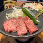 近江牛ロースの陶板焼き
