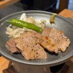 近江牛ロースの陶板焼き