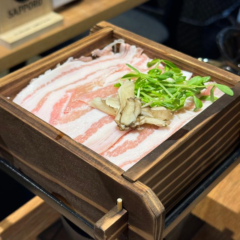 美濃ヘルシーポークのせいろポン酢(たてがみ 今池駅前店)