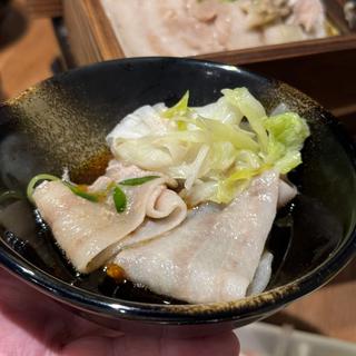 美濃ヘルシーポークのせいろポン酢