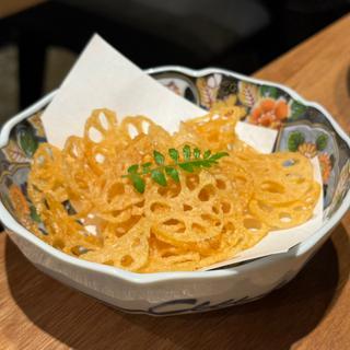 蓮根チップス