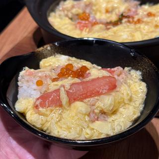 紅ズワイガニといくらの土鍋ご飯