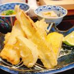 穴子の天ぷら（お昼ごはん）