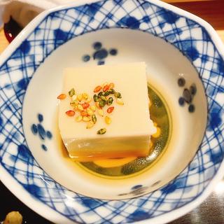 胡麻豆腐（お昼ごはん）