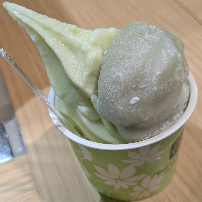 喜久福ずんだソフト(お茶の井ヶ田 喜久水庵 けやきの森)