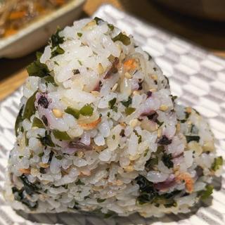じゃこのしそ風味混ぜごはん(こめらく 海鮮ごはんと和のスープ。)
