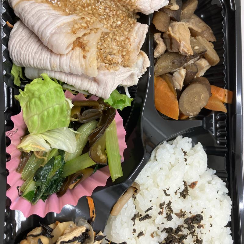 日替わりランチ　豚しゃぶサラダ(テイクアウト&デリ musha)