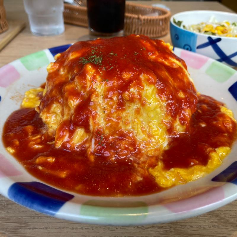 特製オムライス　大盛り(よろずや)