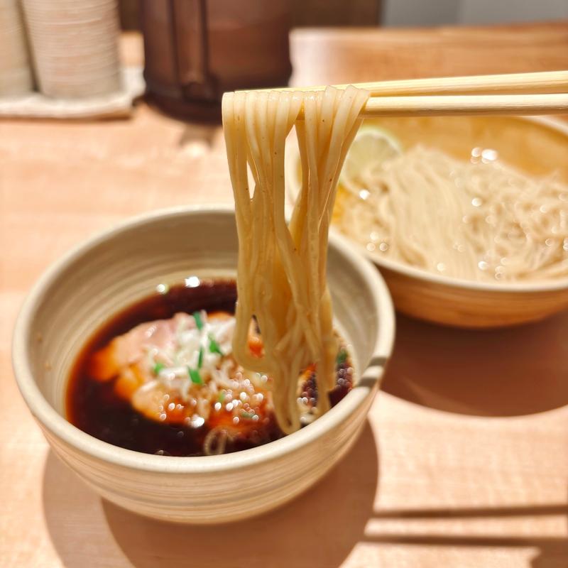 醤油つけ麺(迂直（うちょく）)