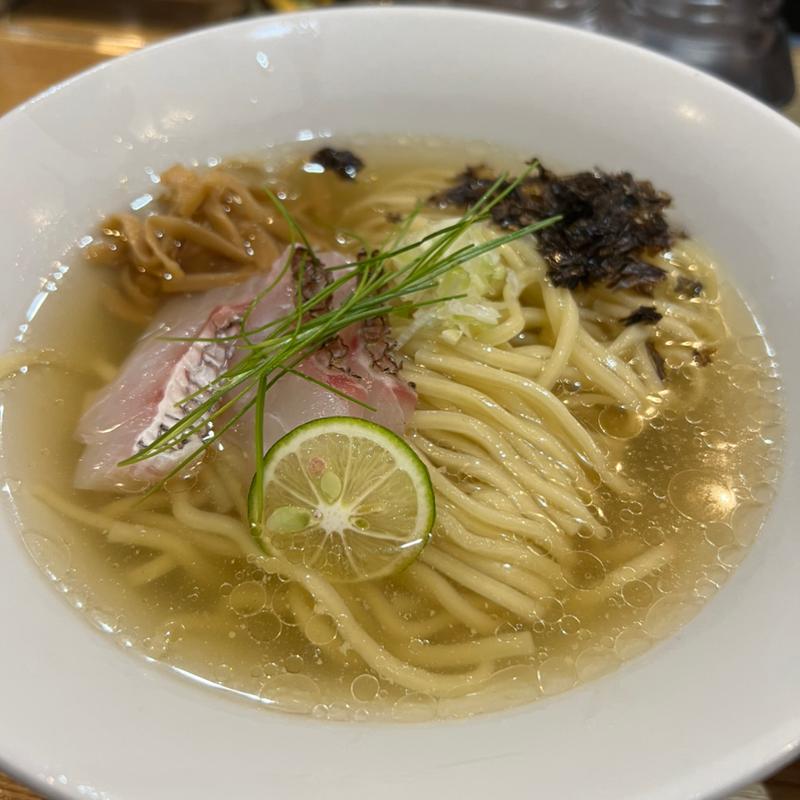 明石鯛の冷やし塩ラーメン(RAMEN TOMO)