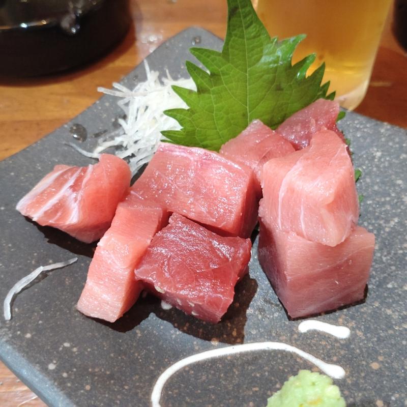 特選マグロ切り落とし(鉄板酒場 酔っ手羽 北千住店)