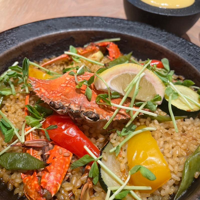 渡り蟹のパエリア(ホセ・ルイス)