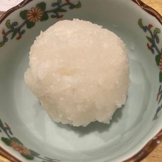 大根鬼おろし
