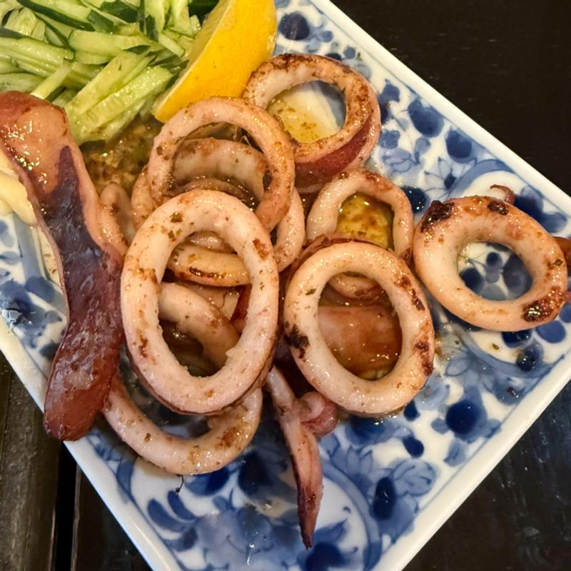 いかのバター焼(家庭料理ふくや)