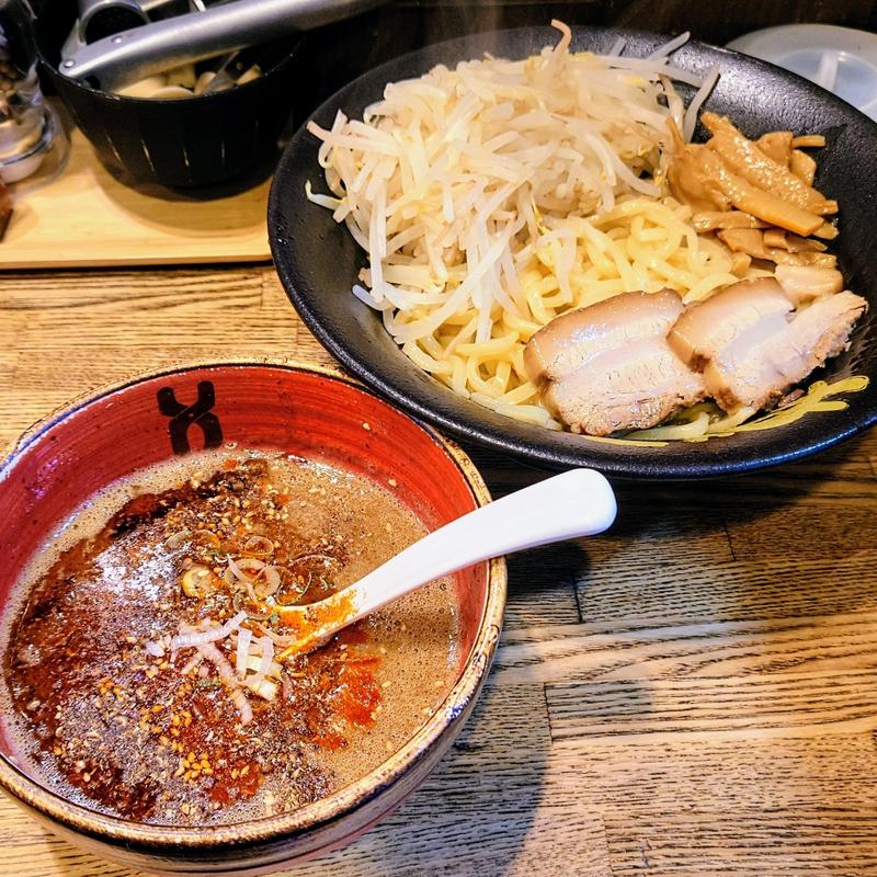 閻魔つけ麺 もやし(三代目 やっとこ 六天魔 中野店)