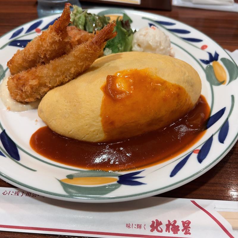 ミニオムライスプレート(北極星 梅田店)