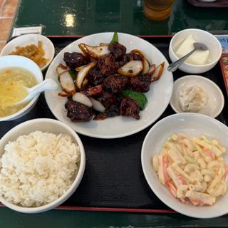 酢豚定食(百香亭 守谷店 （ヒャッコウテイ）)