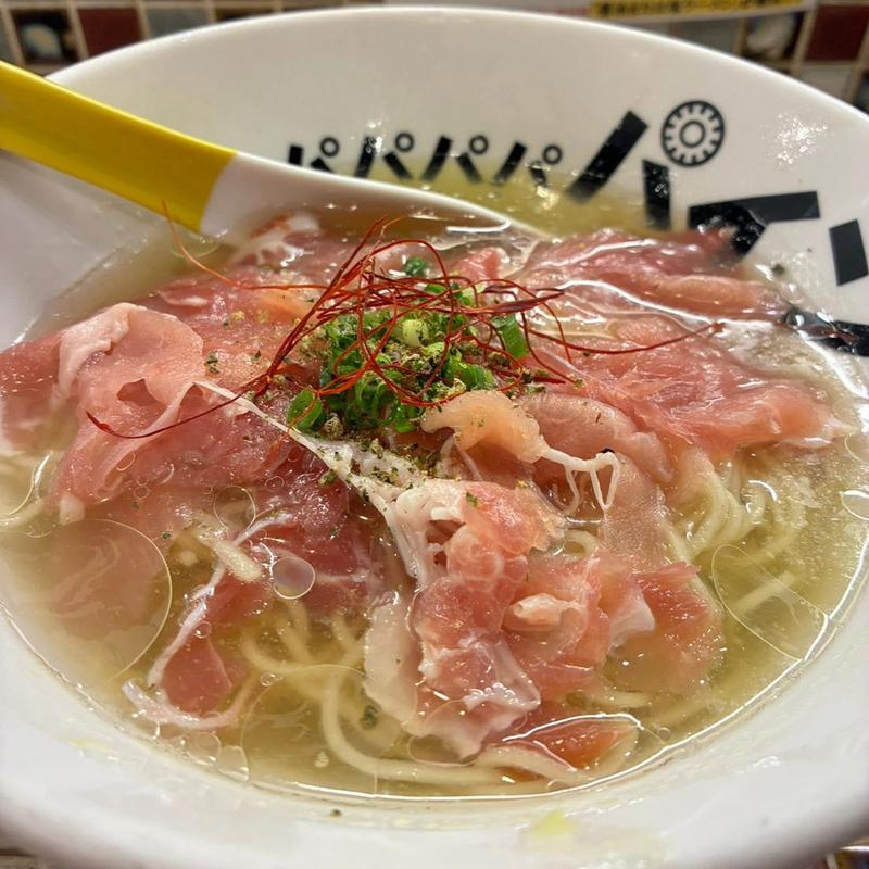 メメメメメロン 生ハム追加(パイナップルラーメン屋さん　パパパパパイン )