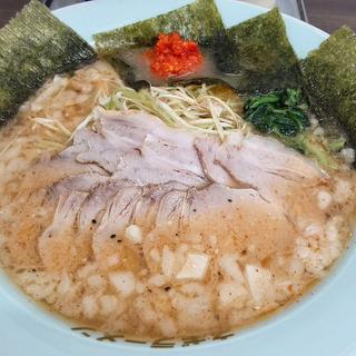 七味お酢チャーシューメン ネギ 生唐辛子