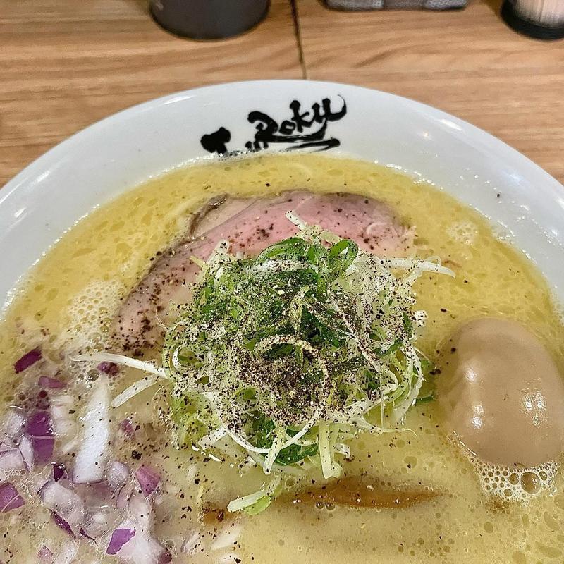 背脂鶏白湯 塩(麺屋 丈六)