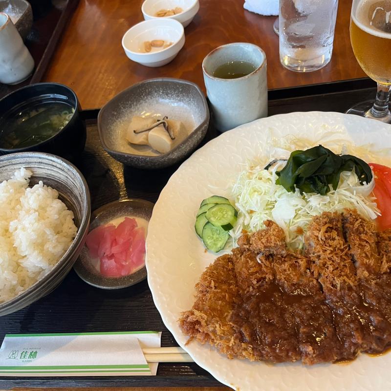 ビフカツ定食(ヴィレッジハウス佳林)