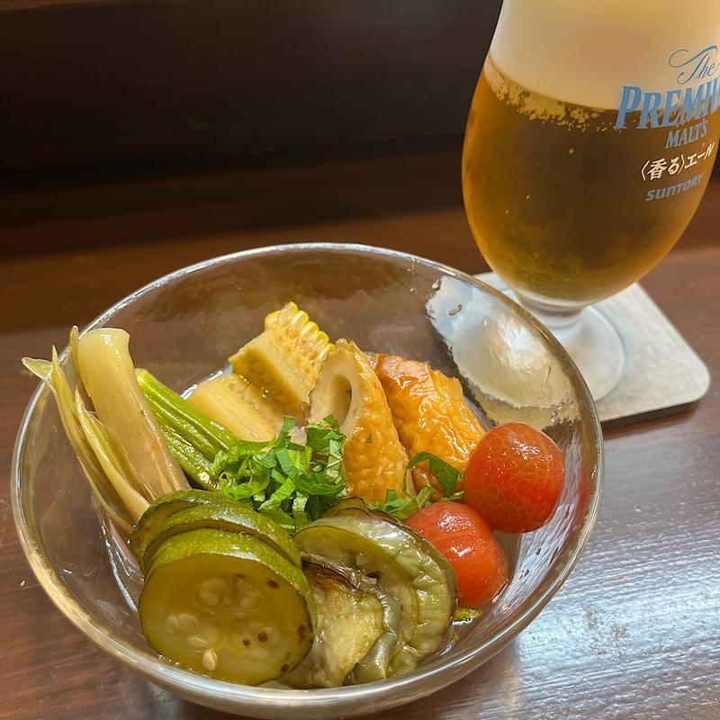 冷やしおでん盛合せ(京のカフェ&バル ベーグル君とおでんちゃん)