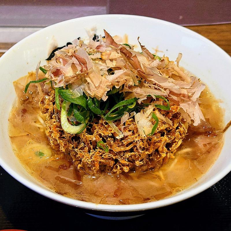 琵琶湖のえび塩ラーメン(近江長浜ラーメン 今浜軒)