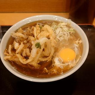 かき揚玉子そば