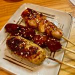 焼鳥（つくね、レバー、もも）