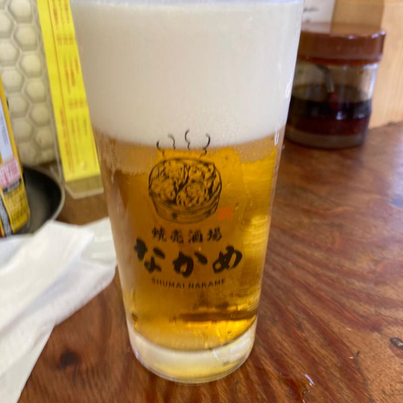 生ビール中(焼売酒場なかめ 下北沢店)