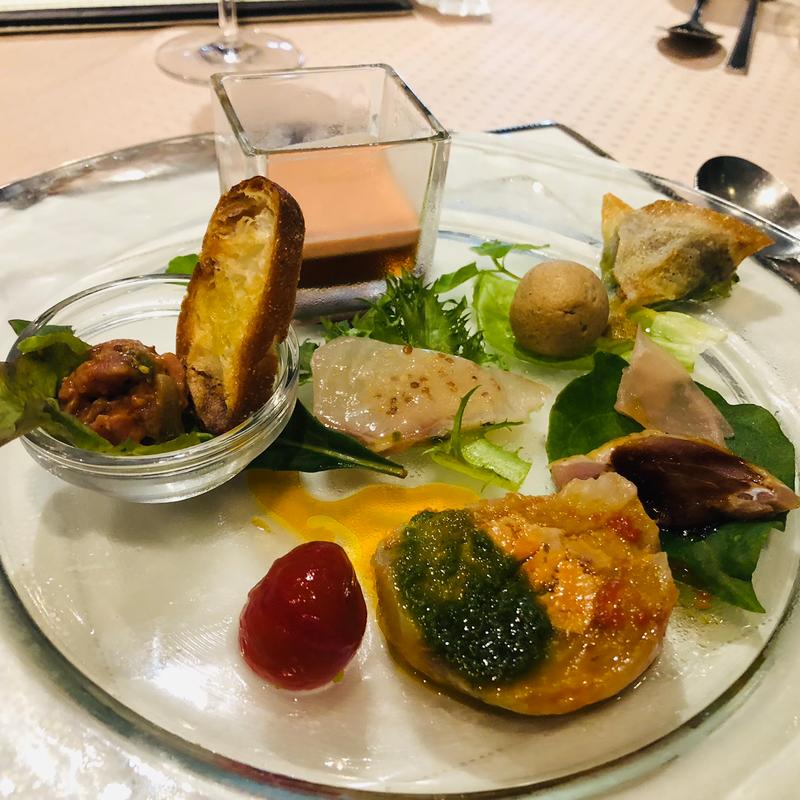 地産地消の恵みの8品オードヴル_セミコース(フランス厨房 旬彩 中央駅店 )